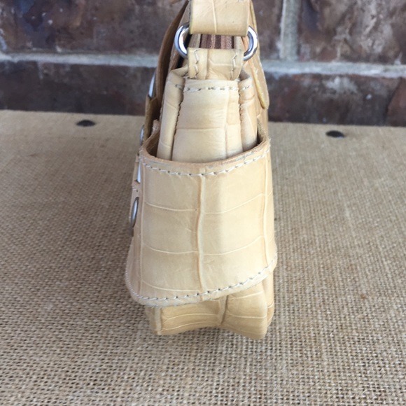 Abaco Croc Embossed Leather Bag - Picture 2 of 8